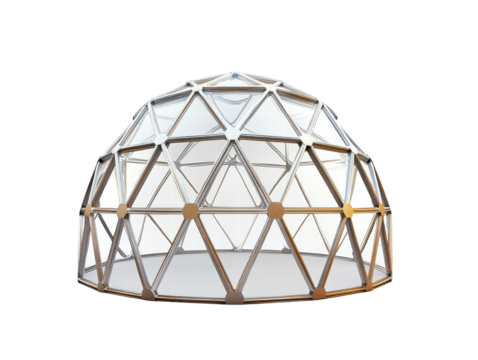 Isolated Geodesic Dome Structure