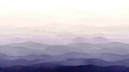 Obraz premium The layered abstract landscape evokes the colors of mountains softly