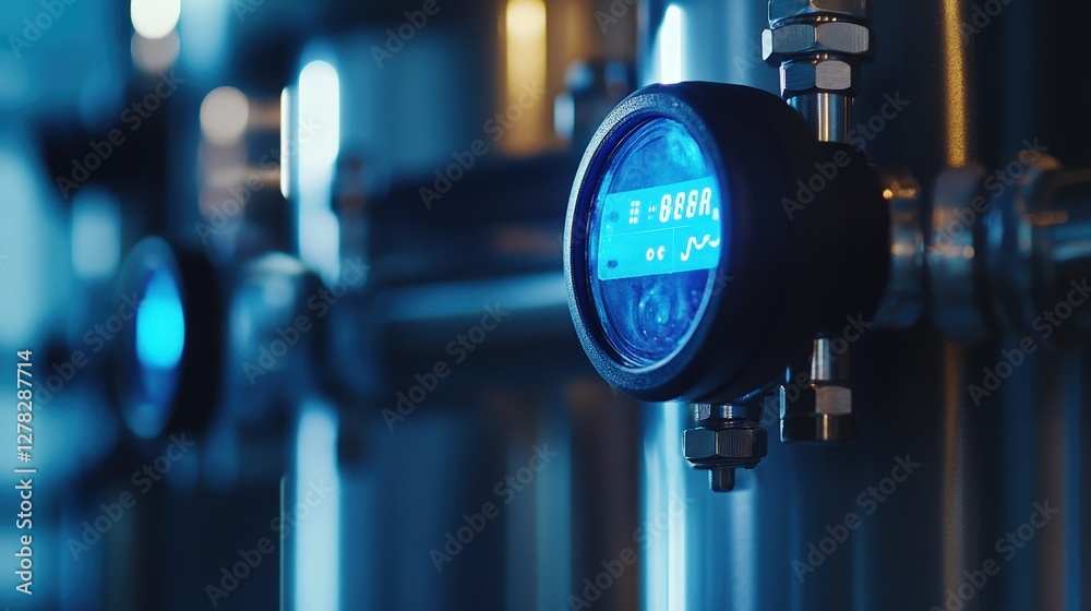 Poster water filter system s indicator light, signaling when it time to replace the filter, ensuring contin