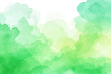 Fototapeta premium Abstract Soft Green Watercolor Background Art for Creative Projects