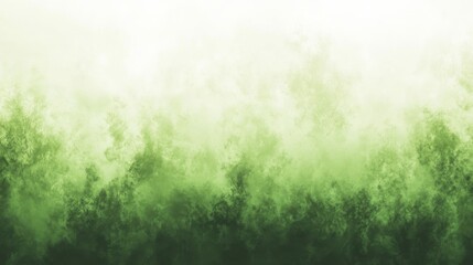 An abstract depiction of lush green textures evoking a serene, natural environment.