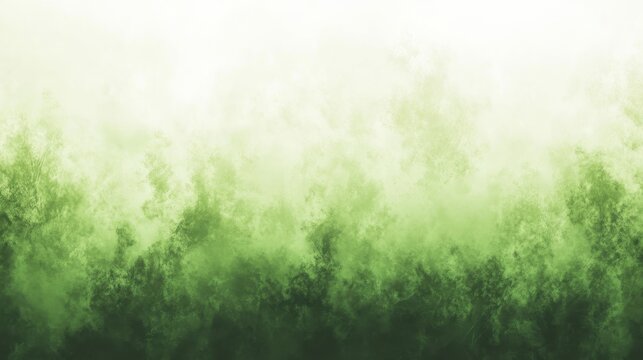 An abstract depiction of lush green textures evoking a serene, natural environment.
