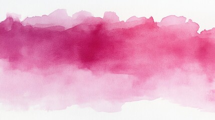Obraz premium A beautiful abstract watercolor painting with rich shades of pink and soft gradients, creating a calm and vibrant atmosphere.