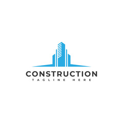 Initial letter n building contruction logo, icon, symbol