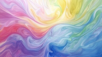 Obraz premium Vibrant Hues: A Symphony of Color Abstract Art