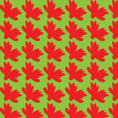 seamless pattern with leaves