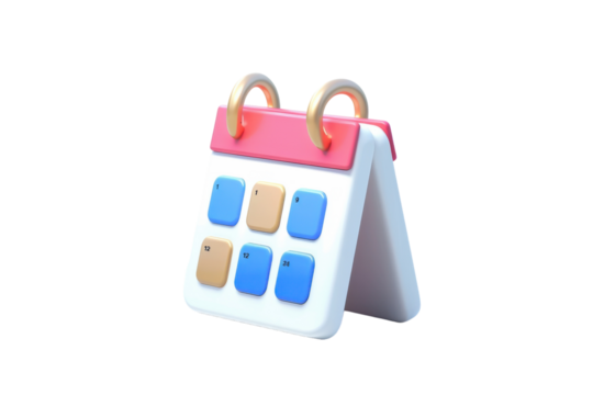 Calendar Logo Minimalist Date Planner Icon