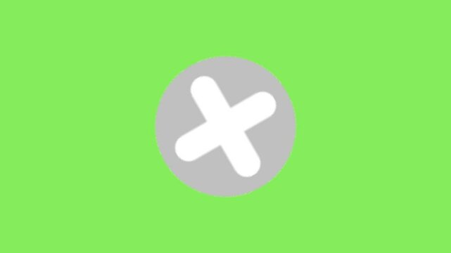 The tip of a screw bolt rotating in various directions with a green background.