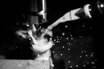 Milling a Steel Component