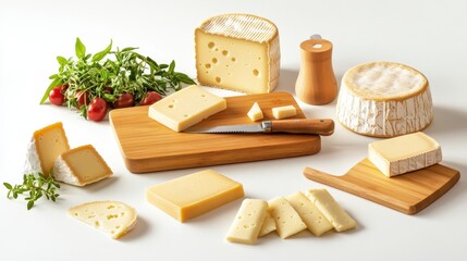 Cheese tasting event kitchen food photography indoor top-down view culinary delights