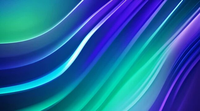 abstract colorful background with waves in blue, purple and green colors 