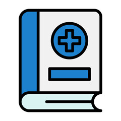 Obraz premium Medical Book Icon