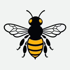 Vibrant Honeybee Logo Design for Branding