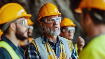 Construction Workers Meeting: Teamwork and Safety in Construction