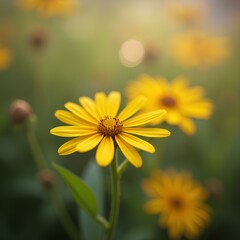 Obraz premium Sunflower on summer