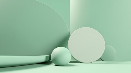 Fondo moderno con elementos decorativos y colores vibrantes, turquesa