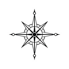 Fototapeta premium compass with intricate designs.