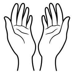 hand vector line art