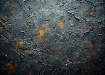 Dark Grey Abstract Rough Texture Background - Industrial Grunge Design