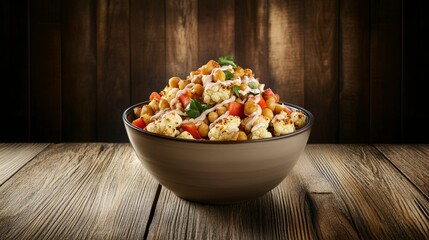 A Vibrant Bowl of Chickpea and Cauliflower Salad: A Delicious and Healthy Recipe