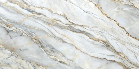 Fototapeta premium Smooth White & Gray Marble Slab Texture Background - High Resolution Stock Photo