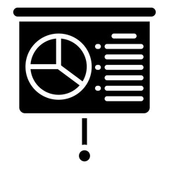 Presentation Board Icon For Design Element