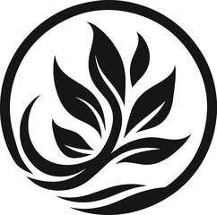 neat and clean perfect flowers and leaves vector silhouette, vector flower vector leaf or flower elements for design 