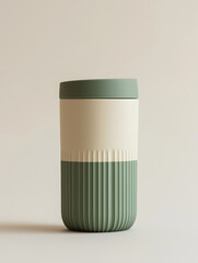 Modern Reusable Coffee Cup with Minimalist Design &ndash; AI Generated