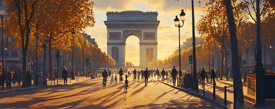 エトワール凱旋門」の写真素材 | 23,979件の無料イラスト画像