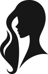 Fashion Vector art design, fashion logo template, black color silhouette for fashion business logo or design, design elements 