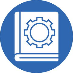 Project Charter glyph circle icon