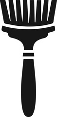 fashion and beauty elements for design, black color silhouette of fashion and beauty