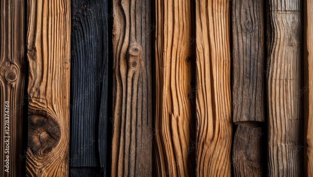 Poster wood textures displayed side by side with natural grain patterns and blank space for adding text or 