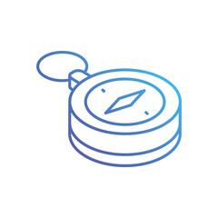 Compass Vector icon