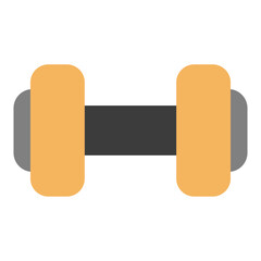 Fitness Equipment Icons Set 