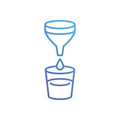 Water Filter Vector icon