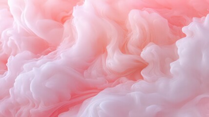 Fototapeta premium Abstract Pink and White Textured Clouds Background