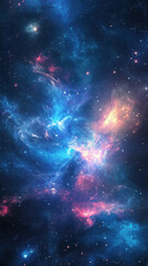 Fototapeta premium VibrantNebulainDeepSpace