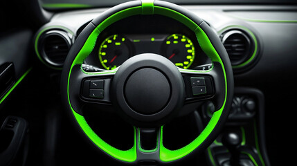 car steering wheel advertising