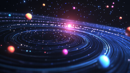 Abstractcosmicswirlwithplanetsandstars