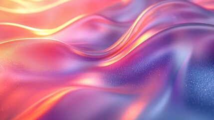 Abstract wavy fabric texture with vibrant colors creating a dynamic background