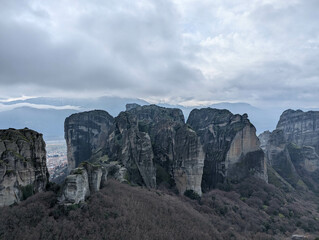Rock formation in the Meteora