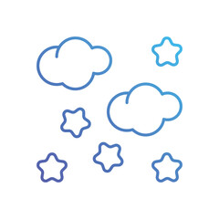 Starry Sky Vector icon