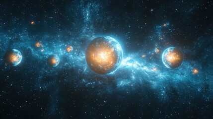 Obraz premium Exploring the Wonders of the Cosmos