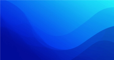 Blue curved abstract background
