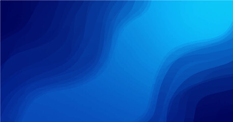 Blue curved abstract background