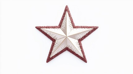 Obraz premium Decorative star display winter celebration holiday decoration indoor setting aesthetic view festive concept