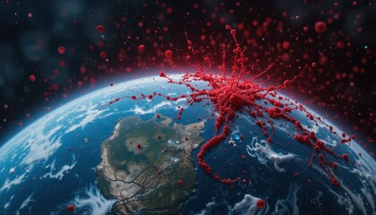 Exploring Earth Under a Viral Threat