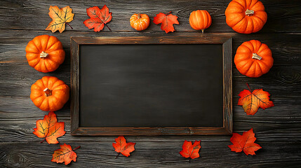 thanksgiving pumpkin picture frame