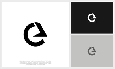 Letter E Logo Template Design Vector Illustration. Initial E Logo.